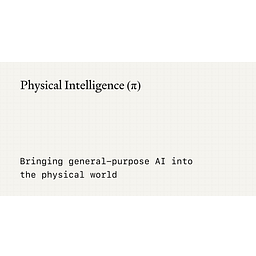 Physical Intelligence